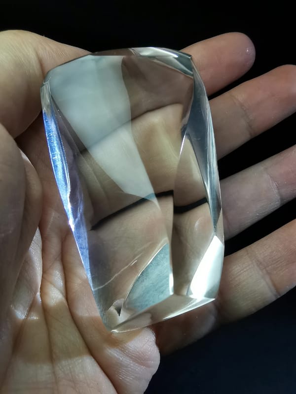 Blue Needle Quartz Freeform — complete mineral specimen view 2