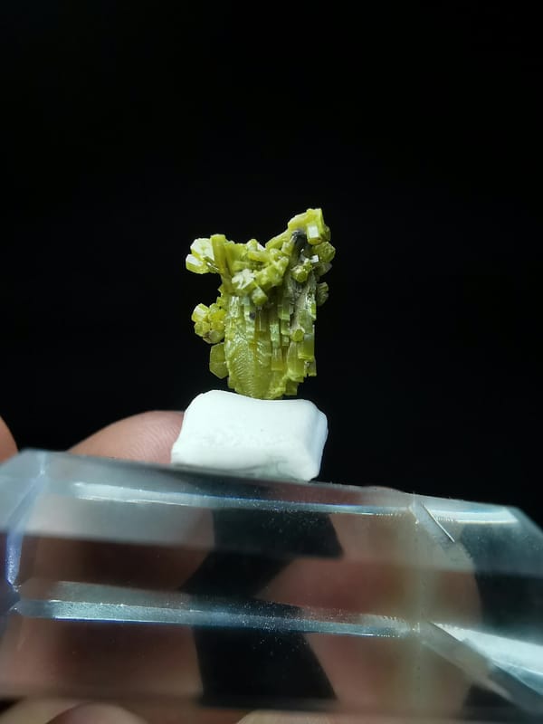 Matcha-Green Pyromorphite Cluster from Guangxi — complete mineral specimen view 4
