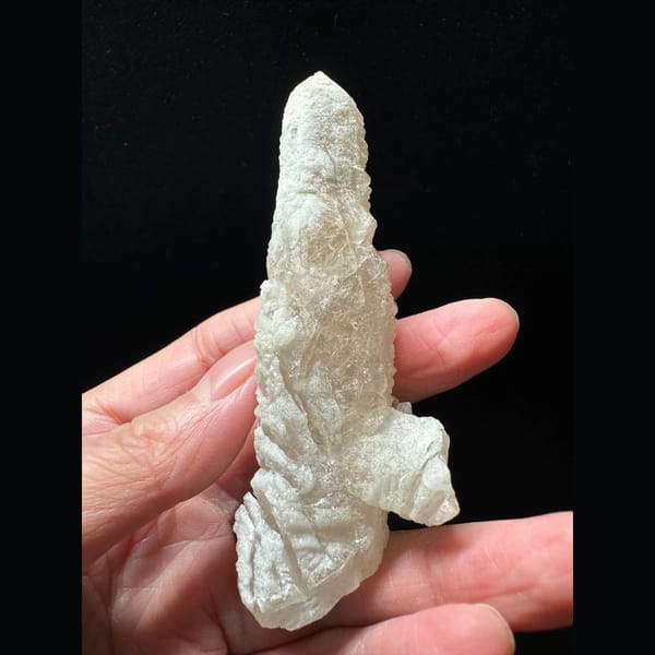 Interference quartz floater from Inner Mongolia — alternate view