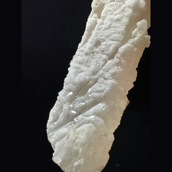 Interference quartz floater from Inner Mongolia — detail view