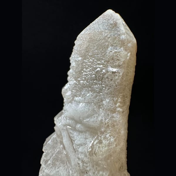 Interference quartz floater from Inner Mongolia — detail view