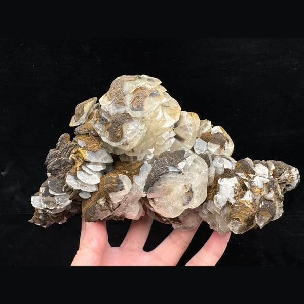Pinecone Calcite with Secondary Crystal Growth — Inner Mongolia - complete view