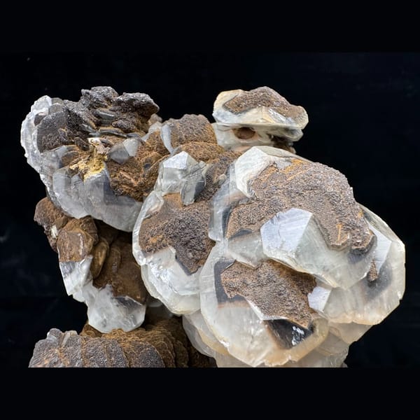 Pinecone Calcite with Secondary Crystal Growth — Inner Mongolia - detail view