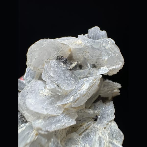 Petal calcite with specular hematite from Inner Mongolia — alternate view