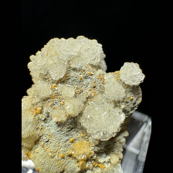 Hemimorphite crystal clusters from Guilin Guangxi — alternate view