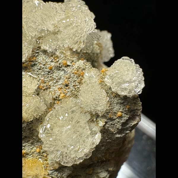 Hemimorphite crystal clusters from Guilin Guangxi — alternate view