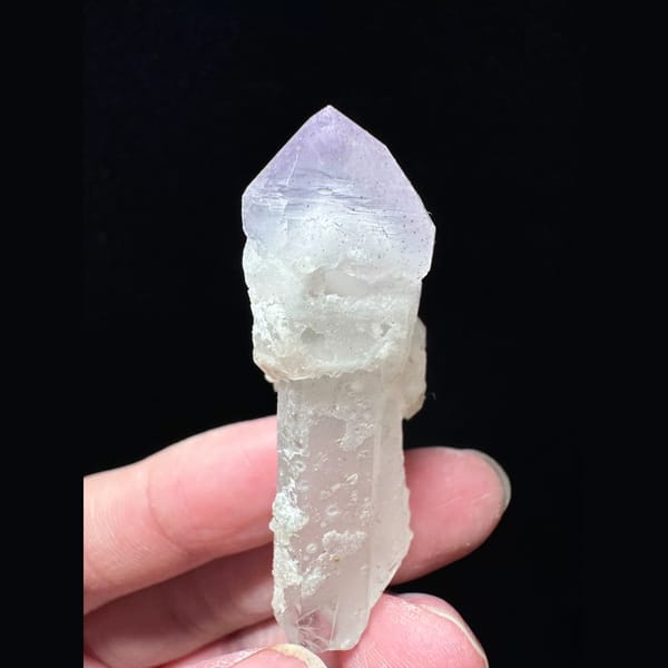 Scepter amethyst with phantoms from Inner Mongolia — alternate view