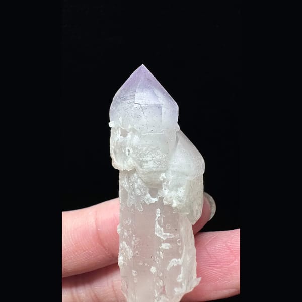 Scepter amethyst with phantoms from Inner Mongolia — alternate view