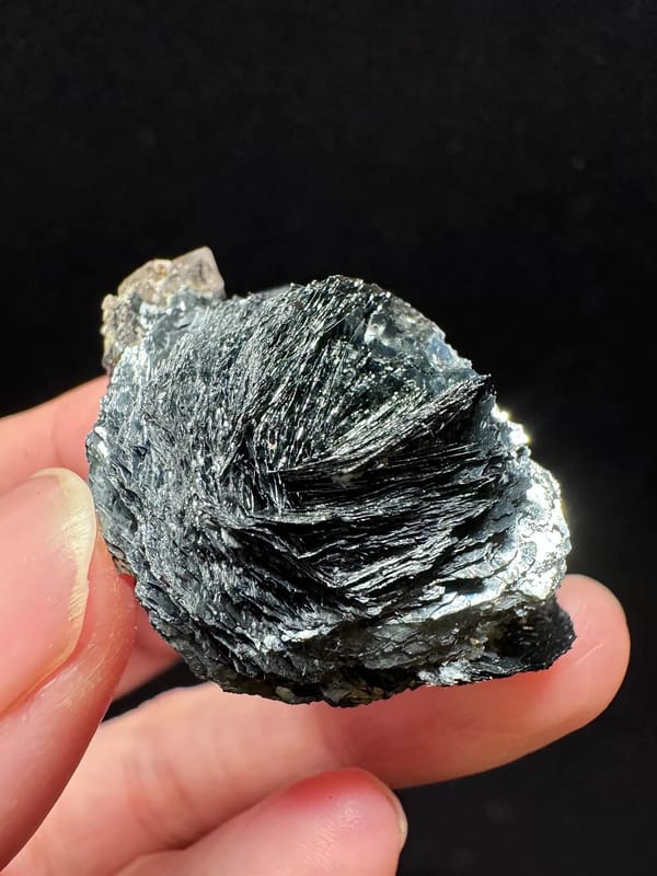 Hematite rosette from Inner Mongolia — complete alternate oblique plate view