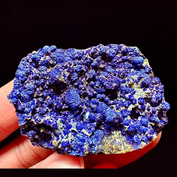 Ball azurite specimen — complete view