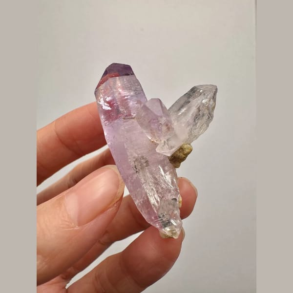 Vera Cruz amethyst with phantoms from Mexico — alternate view