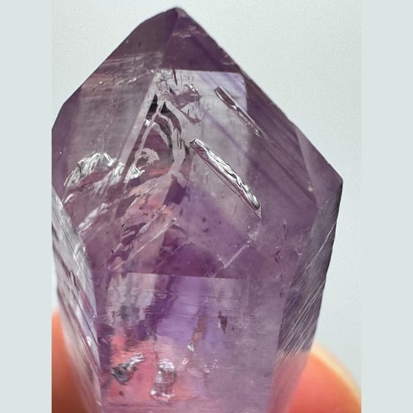 Vera Cruz amethyst scepter with phantoms from Mexico — alternate view