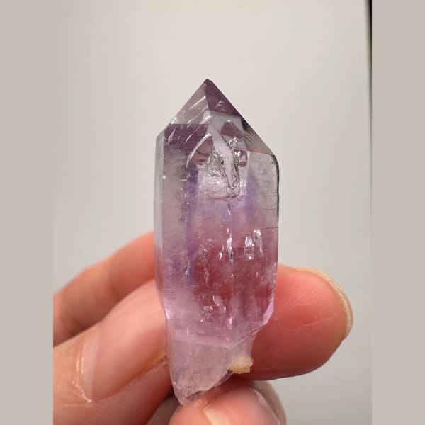 Vera Cruz amethyst scepter with phantoms from Mexico — alternate view