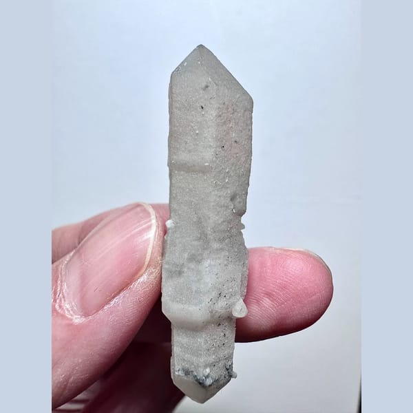 Pale amethyst scepter quartz from Inner Mongolia — alternate view