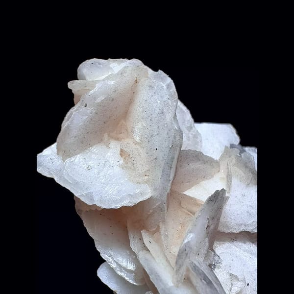 Pale yellow petal calcite floater from Inner Mongolia — detail view