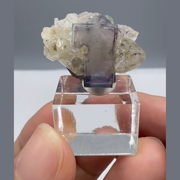 Fluorite with Topaz Yaogangxian 2.3 cm — complete view