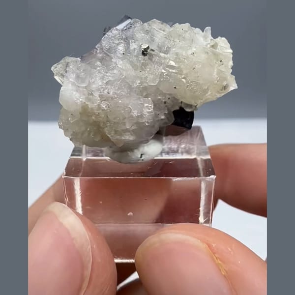 Fluorite with Topaz Yaogangxian 2.3 cm — alternate view