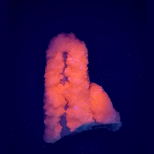 Large sparkly quartz with snowflake calcite from Inner Mongolia — alternate view
