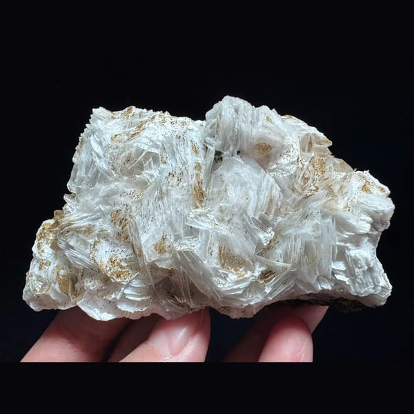 White petal calcite from Inner Mongolia — complete view