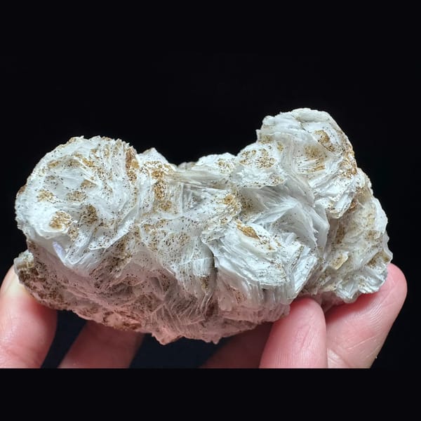 White petal calcite from Inner Mongolia — alternate view