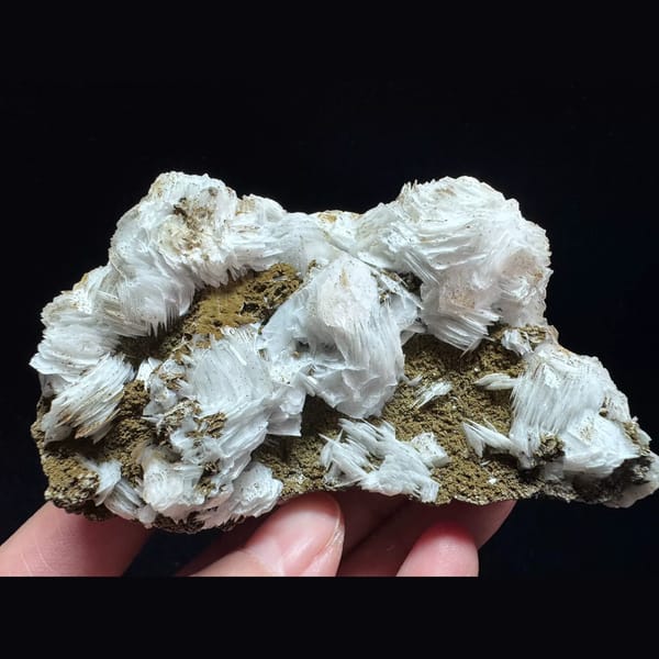 White petal calcite from Inner Mongolia — alternate view