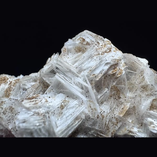 White petal calcite from Inner Mongolia — detail view