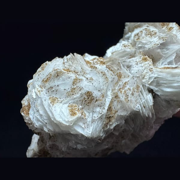 White petal calcite from Inner Mongolia — detail view