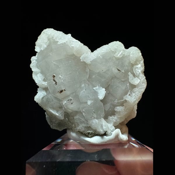 Castle quartz with petal calcite from Inner Mongolia — alternate view