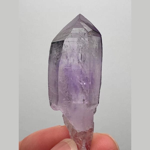 Vera Cruz amethyst scepter with layered phantoms from Mexico — alternate view