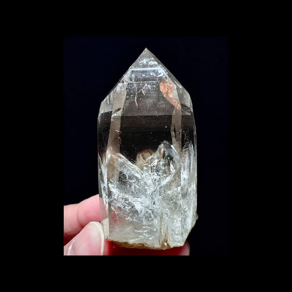 Hashupi Quartz with Black Tourmaline and Mica — complete specimen view 1 of 4