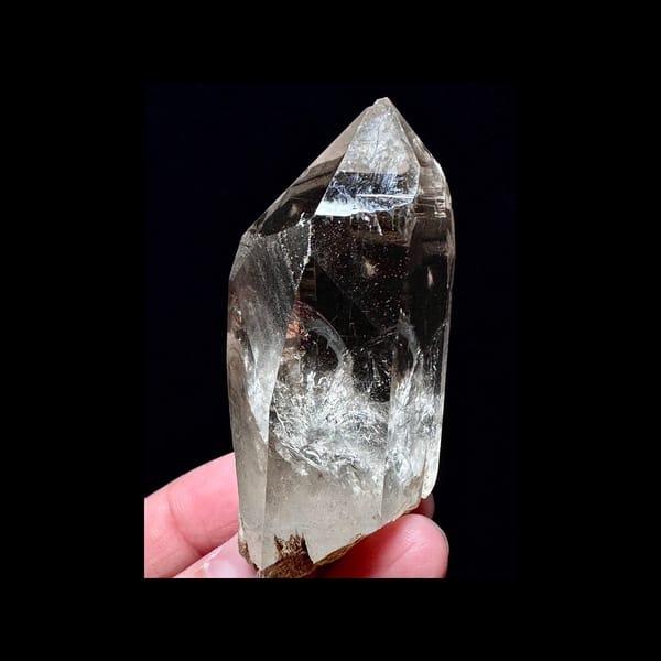 Hashupi Quartz with Black Tourmaline and Mica — complete specimen view 4 of 4