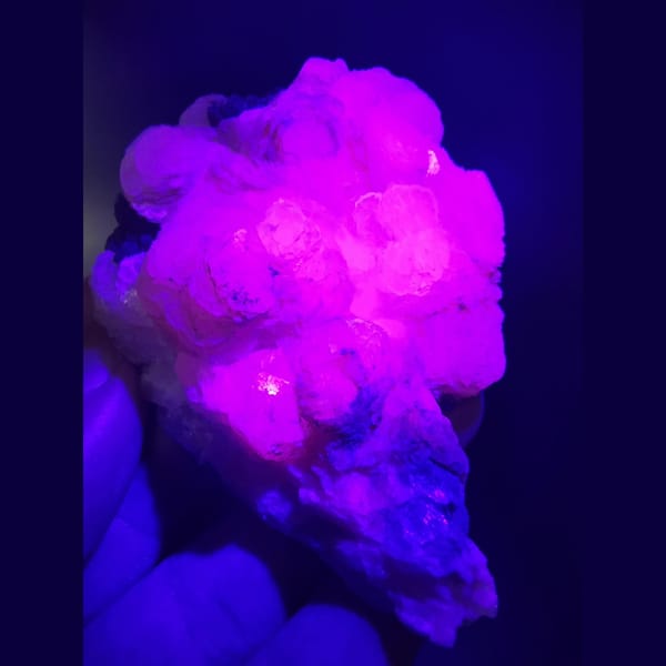 Platy yellow calcite cluster — alternate view