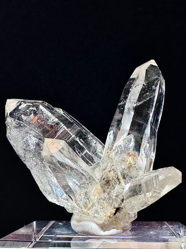Exploded-Flower Himalayan Quartz Cluster — Hashupi — individual mineral specimen view 1