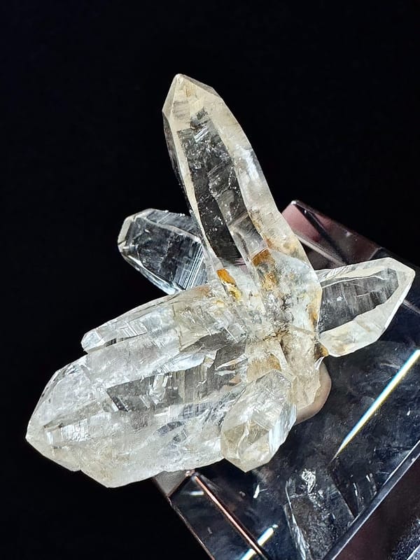 Exploded-Flower Himalayan Quartz Cluster — Hashupi — individual mineral specimen view 7