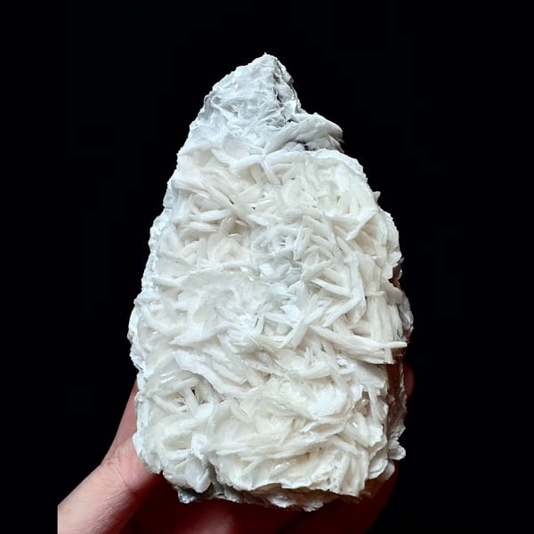 White petal calcite from Fujian — complete view