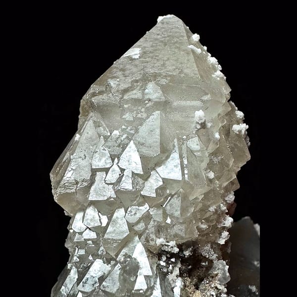 Castle screw quartz from Dong Ujimqin, Inner Mongolia — detail view