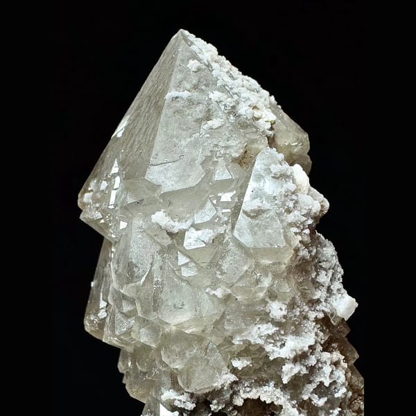 Castle screw quartz from Dong Ujimqin, Inner Mongolia — detail view