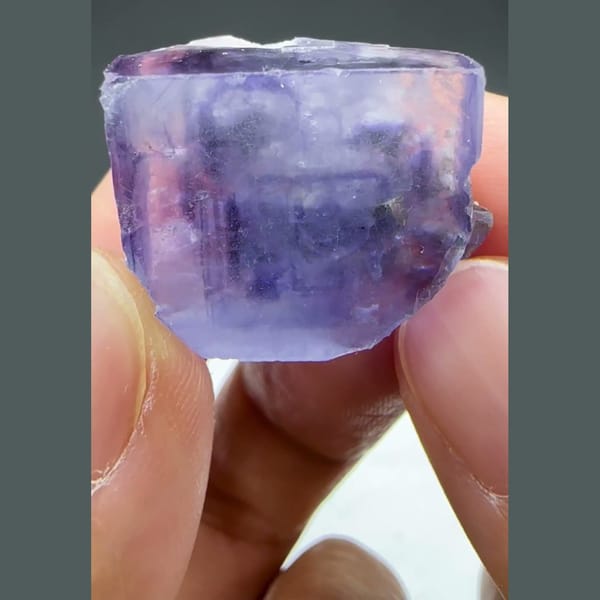 Phantom Fluorite with Chalcopyrite Yaogangxian 2.3 cm — alternate view
