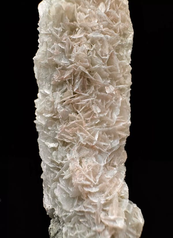 Pale Quartz with Rosette Calcite from Inner Mongolia — specimen view 5