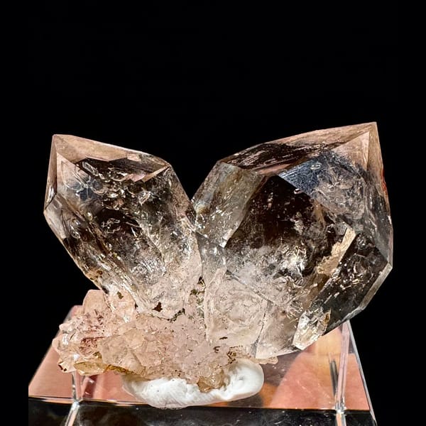 Smoky Skeletal Quartz Cluster, Namibia