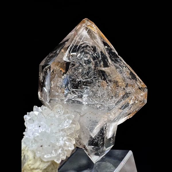 Skeletal quartz mini scepter from Namibia — alternate view