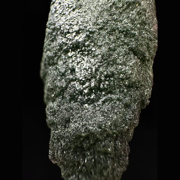 Himalayan green phantom scepter quartz floater from Nepal — detail view