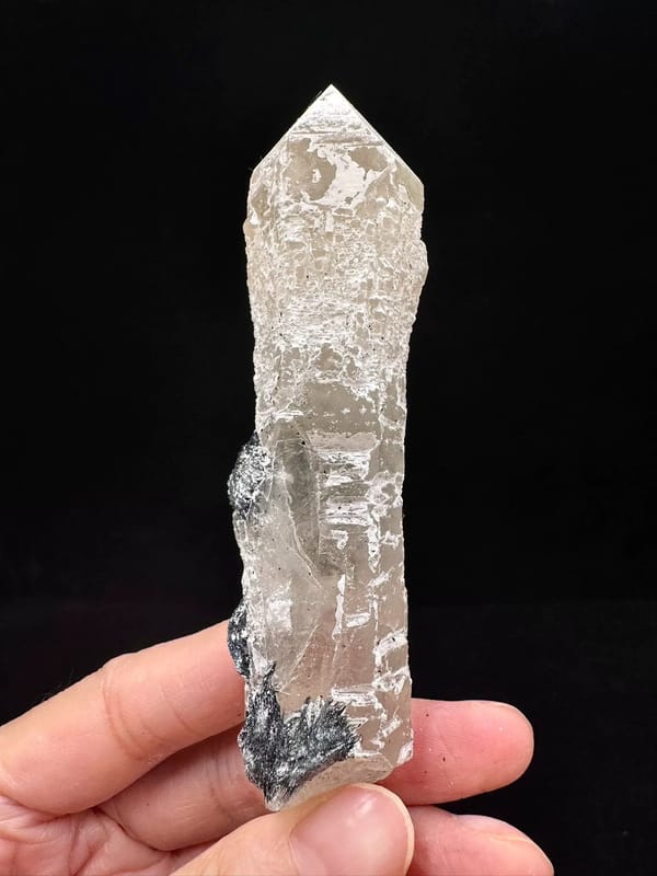 Quartz and hematite rosettes from Inner Mongolia — complete opposite front view