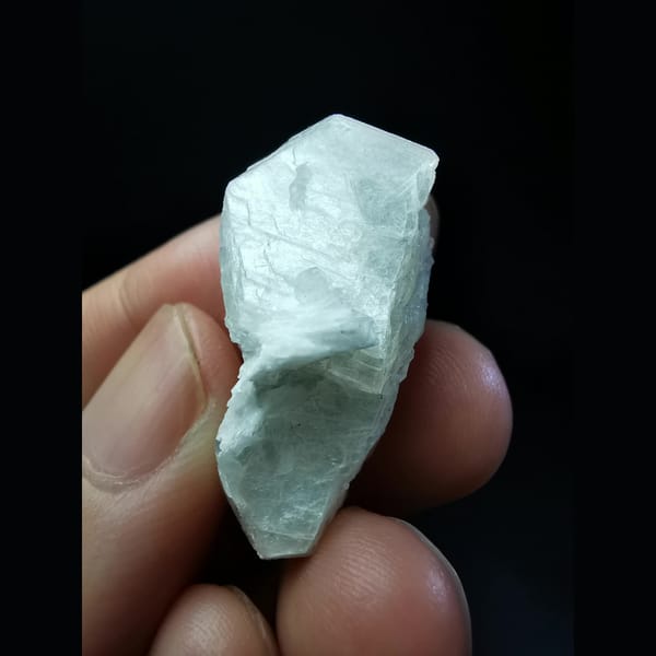 Platy white stilbite from Inner Mongolia — alternate view