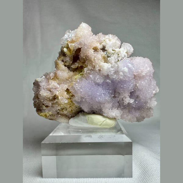 Purple Creedite Cluster Guizhou 5.3 cm — complete view