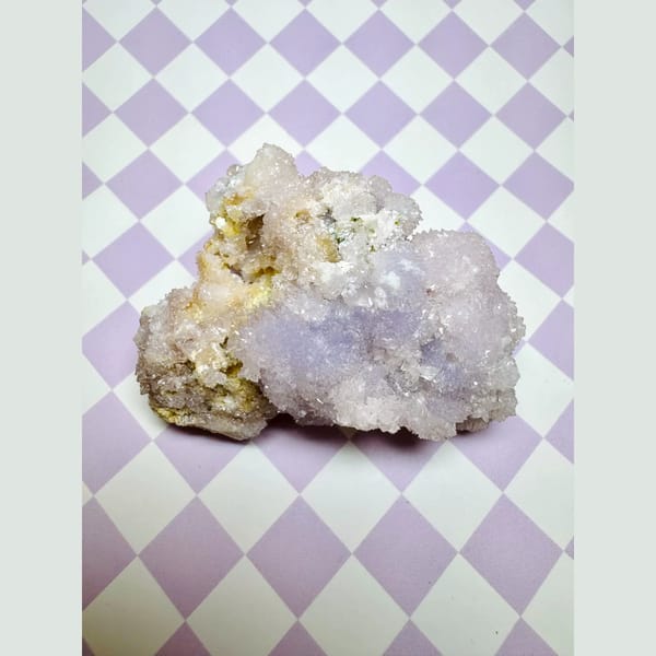 Purple Creedite Cluster Guizhou 5.3 cm — alternate view