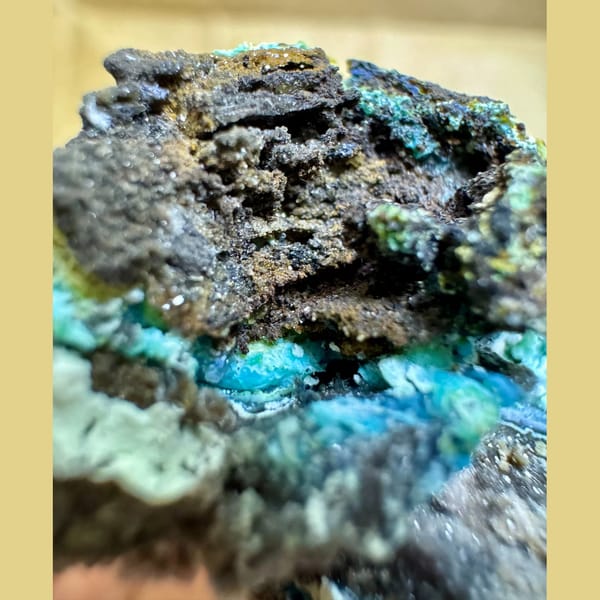 Blue Gibbsite Landscape Specimen 8.0 cm — alternate view