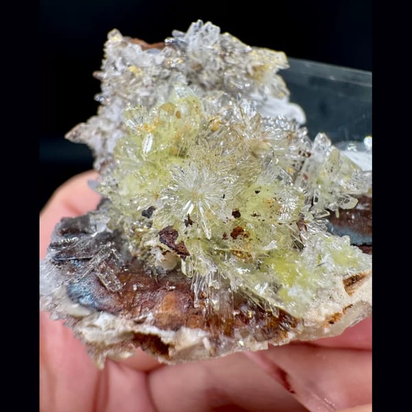 Yellow Creedite Flower Guizhou 4.5 cm — alternate view