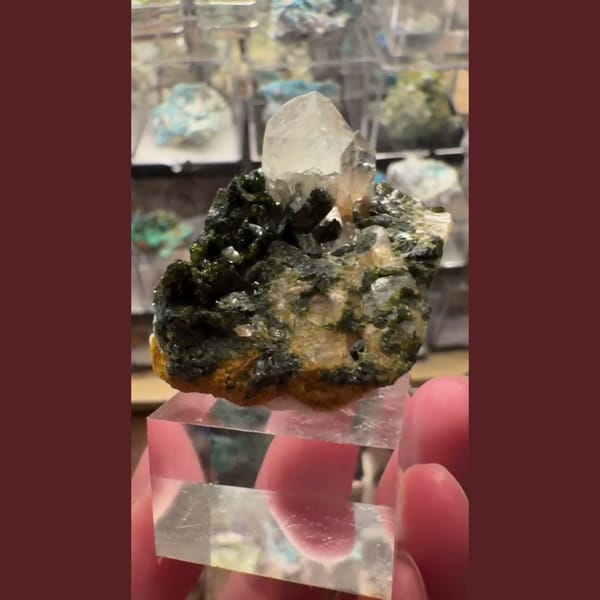 Garden Quartz with Epidote Sichuan 5.0 cm — alternate view