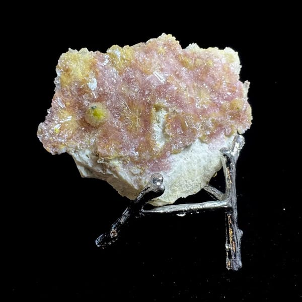 Pink Creedite Flower with Yellow 8.0 cm — alternate view